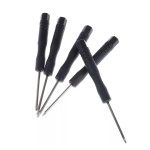 Screwdriver kit for repair and disassemble, telephones, electronics and others, 5 in 1, black color